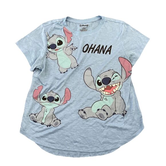 Disney Tops - Disney Stitch Shirt Top Size 3xl color Blue OHANA